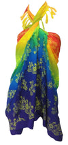 Rainbow Sheer Gecko Full Size Terivoile Sarong