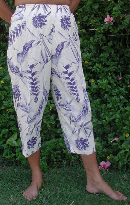 Ginger Heliconia Capri Pants
