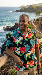 Grand Hibiscus Mens Shirt
