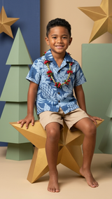 Hala Pineapple Boy's 2pc Set — Boys Cabana Sets — RJC (view 7)