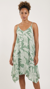 Hala Pineapples Scarf Hem Dress — Women's Long Dresses — RJC (view 6)