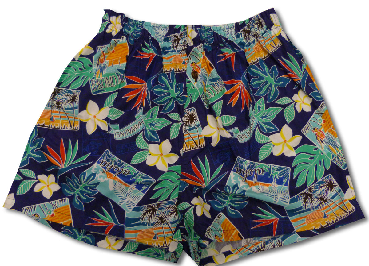 Hawaii Nei Beloved Bamboo Boxer Shorts