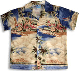Hawaiian Dreamscape boy's shirt