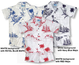 Hawaiian Islands Map Boy's 2pc