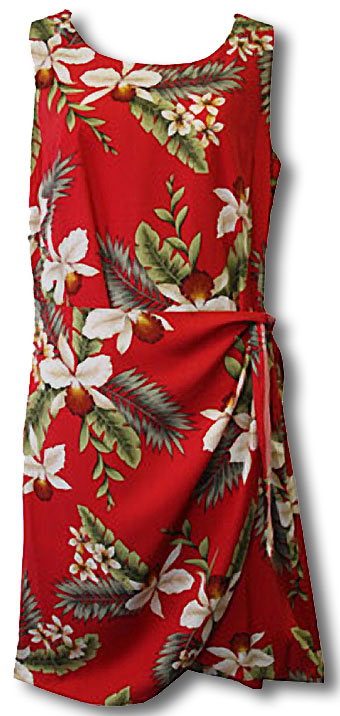 Hawaiian Orchid Sarong