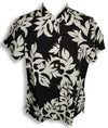 Classic Hawaiian Quilt women's mandarin collar fitted blouse