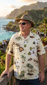 Hawaiian Islands Archipelago Men's — Hawaiian Apparel — Pacific Legend (view 4)