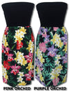 Hawaiian Jungle Flowers Knit Top Dress