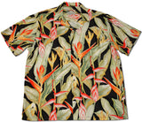 Heliconia men's rayon aloha shirt