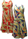 Heliconia Bias Cut Flared Tank
