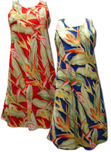 Heliconia Bias Cut Flared Tank