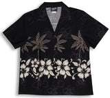 Hibiscus Bottom Band women's shirt