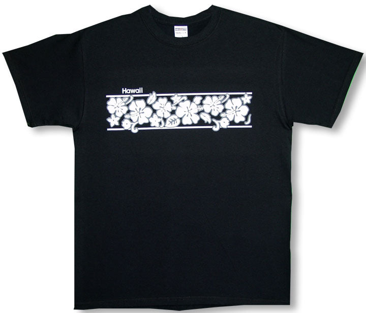 Hibiscus Chest Band T-Shirt