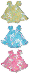 Hibiscus Lei Puff Sleeve 2pc