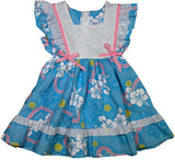 CLOSEOUT Hibiscus Lei Girl's 2 Toddler Pinafore Dress