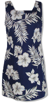 Hibiscus Monstera Petite Women's A-Line Dress