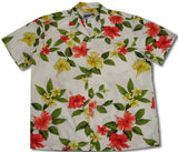 Hibiscus Plumeria Men's Waimea Casual