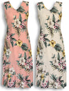 Hibiscus Stephanotis Fit and Flare Dress