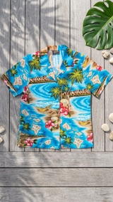 Hibiscus Hawaiian Islands Women's Hawaiian Camp Shirt — Womens Cotton Shirts — RJC
