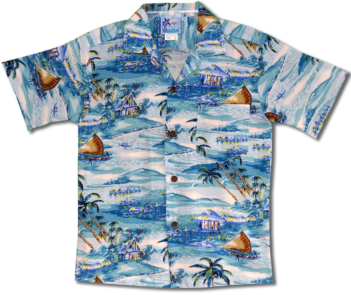 Family Print - Islanders Boy's Rayon Shirt