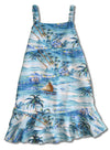 Islanders Girls double tier ruffle bottom sundress