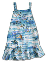 Islanders Girls double tier ruffle bottom sundress