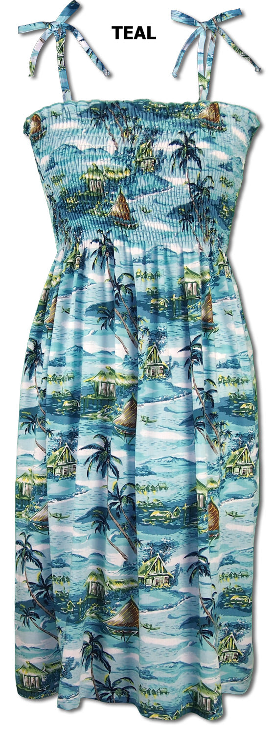 Islanders Women's Smocked Tube Dress