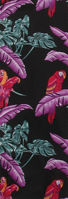 Jungle Bird Cotton or Rayon A Line Cap Sleeve Dress