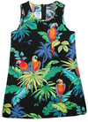 Jungle Parrot Girl's Short Tank