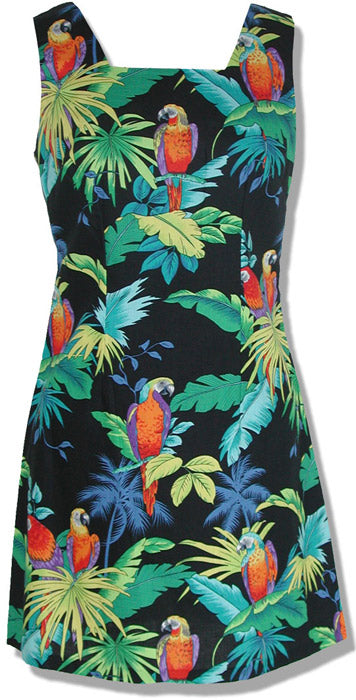 Jungle Parrot Petite Women's A-Line Dress