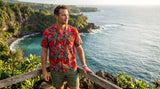 Paradise Found Mens Jungle Bird Tom Selleck Magnum PI Rayon Shirt — Men's Rayon — Paradise Found