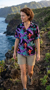 Jungle Bird women's paradise found shirt — Women's Camp Shirts — Paradise Found (view 3)