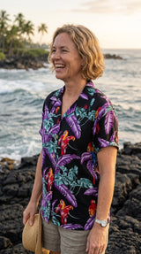 Jungle Bird women's paradise found shirt — Women's Camp Shirts — Paradise Found (view 5)