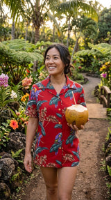 Jungle Bird women's paradise found shirt — Women's Camp Shirts — Paradise Found (view 10)
