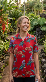 Jungle Bird women's paradise found shirt — Women's Camp Shirts — Paradise Found