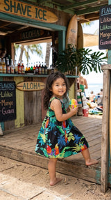 RJC Girls Jungle Parrot Bungee Dress