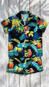 Jungle Parrots Boy's 2pc — Boys Cabana Sets — RJC (view 8)