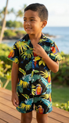 Jungle Parrots Boy's 2pc — Boys Cabana Sets — RJC