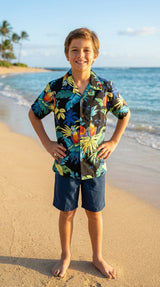 Jungle Parrots Boy's Shirt — Boys Shirts — RJC (view 6)