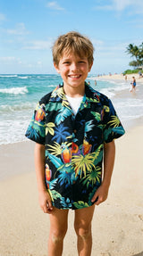 Jungle Parrots Boy's Shirt — Boys Shirts — RJC (view 4)