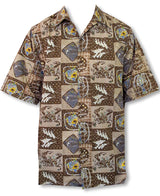 Hawaii Kai Ocean Men's Go Barefoot Cotton Aloha Shirt