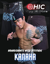 HIC Kanaha Quick Dry Board Shorts 20"-23.5" — Boardshorts — HIC