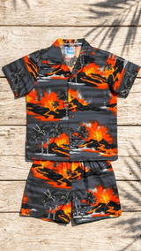 Kilauea Big Island Volcano Boy's 2pc — Boys Cabana Sets — RJC (view 9)
