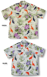 Koi Fish Men's Vintage Kamehameha Shirt