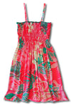 Leaves of Wonder Slide Straps Smocked Sundress