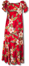 Leilani Ruffled Cap Sleeve Muu Muu