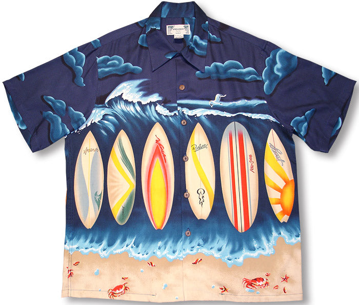 Longboard Men's No Pocket Vintage Kamehameha Shirt