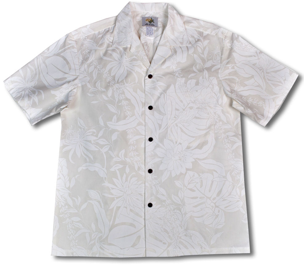 Makapu'u Men's Wedding White Shirt