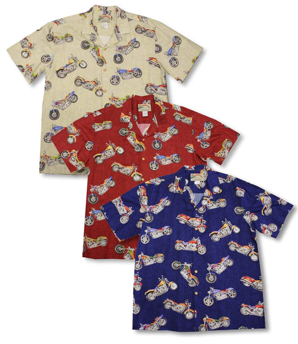 Maui Motorcycle Men's Rayon
