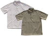 Men's Polo Style Knit Shirt Solid Color Textured